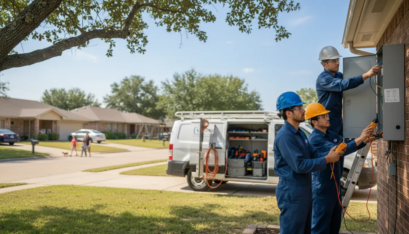 Certified electrician providing emergency electrical services in Luverne, MN